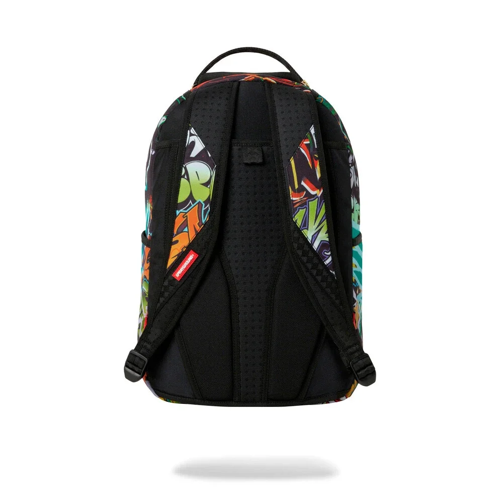 Sprayground Moneybear Tunnel Mural Backpack Unisex Multi Adjustable Strap SPR331